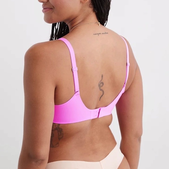 New Aerie SMOOTHEZ Full Coverage Lightly Lined Underwire Bra Pink Size 38D - Picture 2 of 15